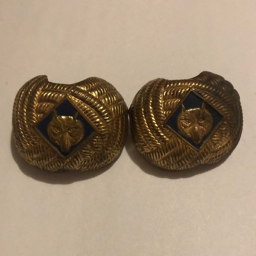 Vintage Boy Scouts Scarf / Neckerchief Clips